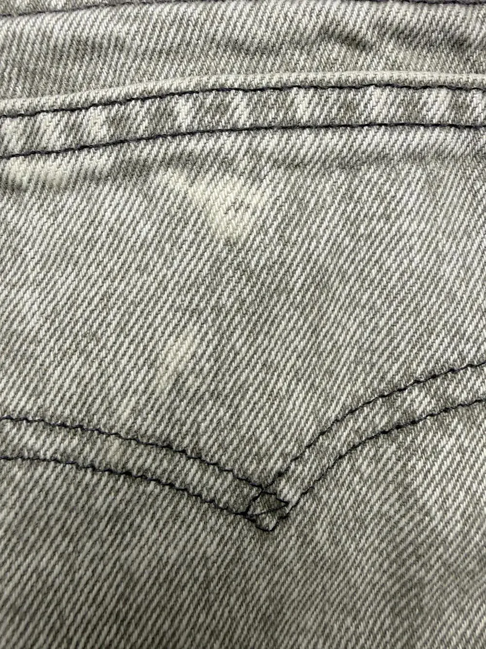 Vintage Levis Jeans Mens 32x32 Gray Acid Wash Denim Straight Distressed USA VTG